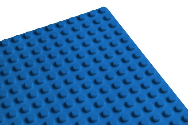 Wange 8808 - Grundplatte / Baseplate 50 x 50 Noppen - Blau