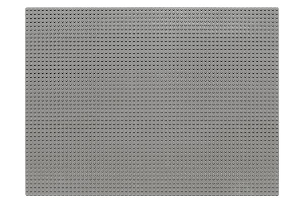 Wange 8807 - Grundplatte / Baseplate 48 x 64 Noppen - Hellgrau