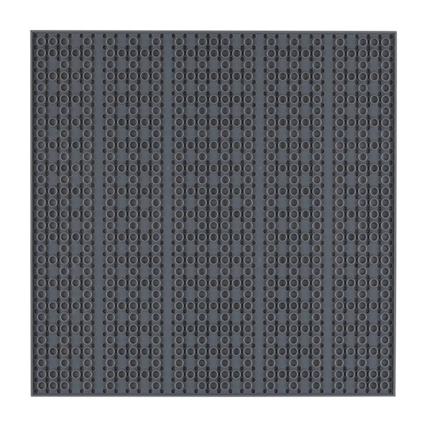 Open Bricks OB-P32DG - Stackable Baseplate 32 x 32 Noppen - Dark Grey