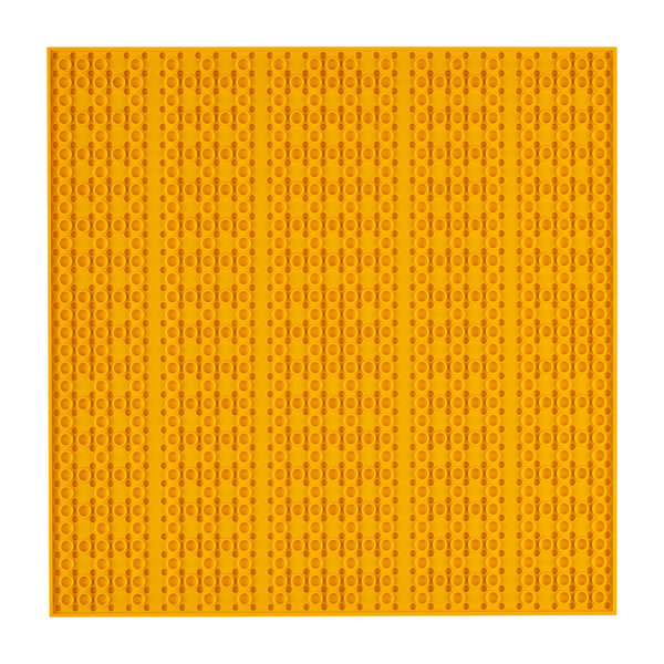 Open Bricks OB-P32YL - Stackable Baseplate 32 x 32 Noppen - Yellow