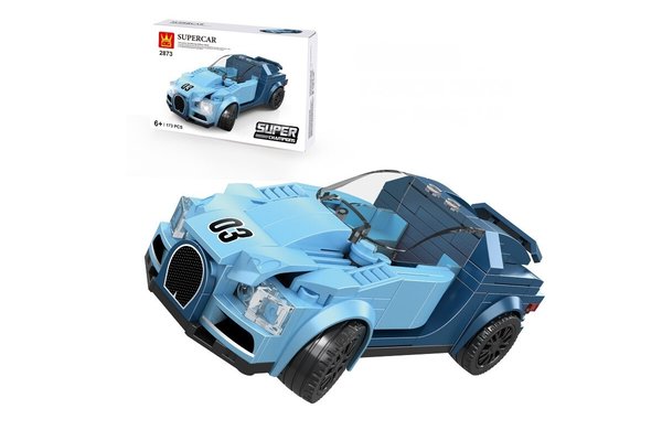 Wange 2873 - Supercar - Mini Sportwagen in Blau