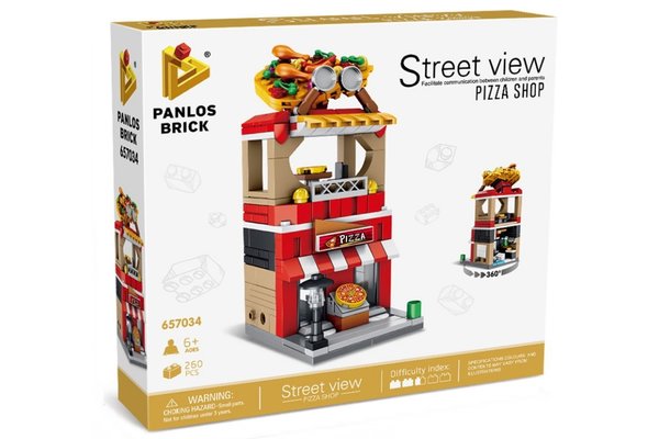 Panlos 657034 - Mini Street View Modular Pizzeria