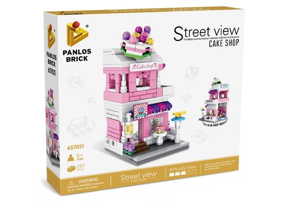 Panlos 657031 - Mini Street View Modular Bäckerei