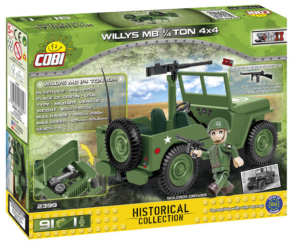 Cobi 2399 -  Willys MB 1/4 Ton 4x4