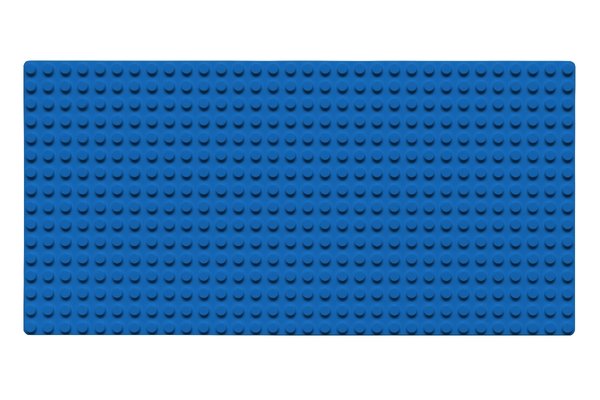 Wange 8805 - Grundplatte / Baseplate 16x32 Noppen - Blau