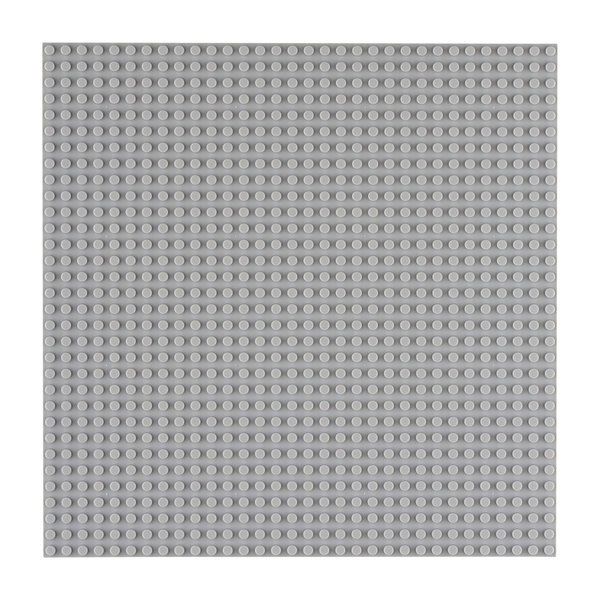 Open Bricks OB-P32DG - Stackable Baseplate 32 x 32 Noppen - Light Grey