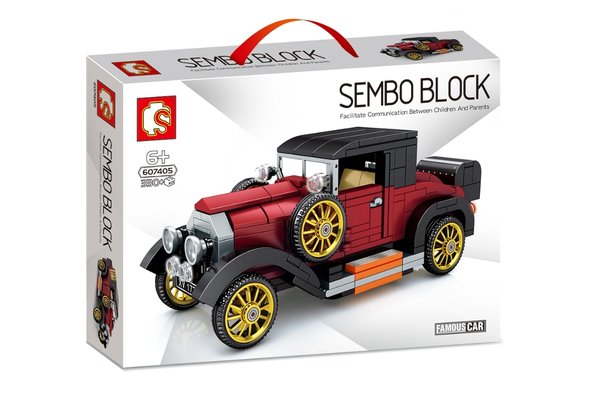 Sembo 607405 - Oldtimer Rot/Schwarz