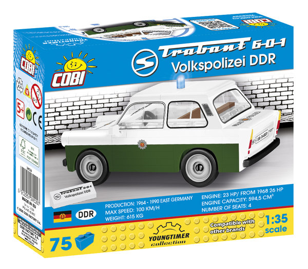 Cobi 24520 - Trabant 601 Volkspolizei DDR