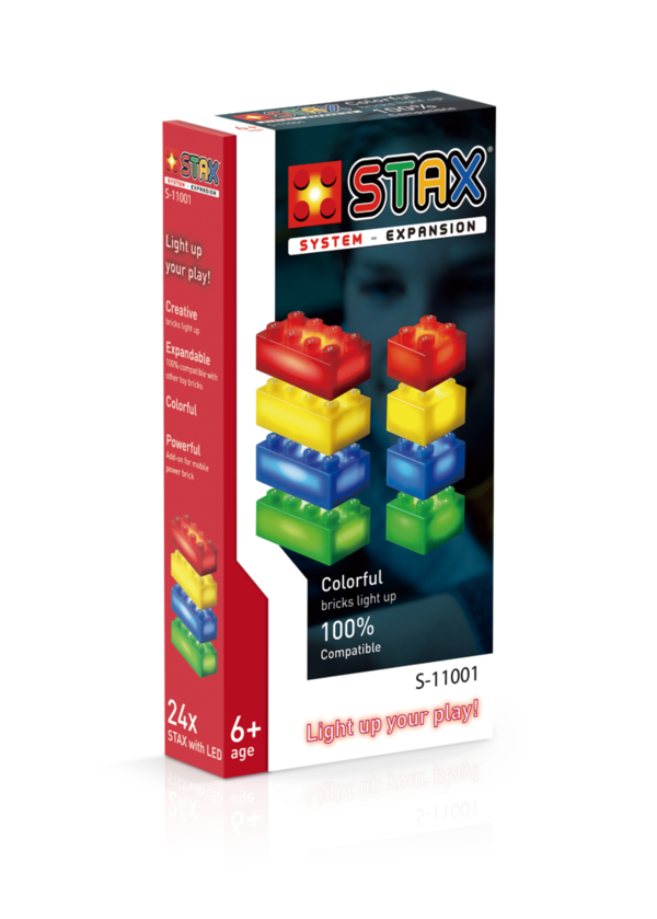 Light Stax 11001 - Expansion Pack red, yellow, blue & green - 24 tlg.