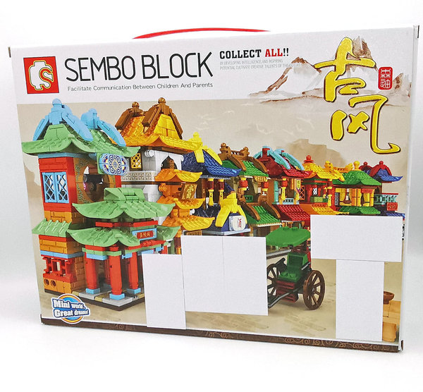 Sembo 601034 - Mini Street View Antiker Kräuterladen