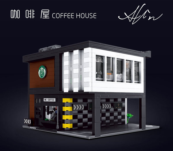 Mould King 16036 - Cafe / Coffee House mit Beleuchtung