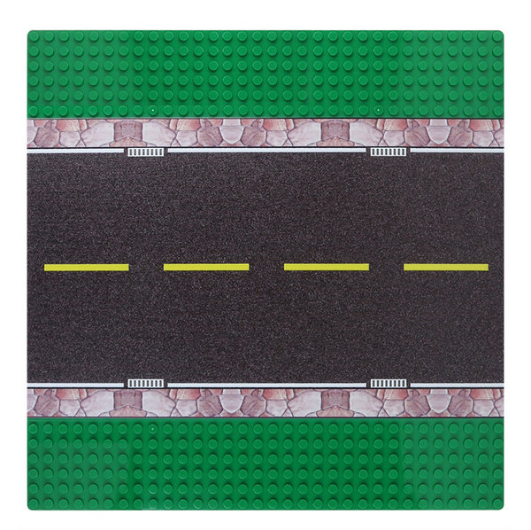 Wange 8814 - Straßenplatte 32 x 32 Noppen Gerade mit Grünstreifen