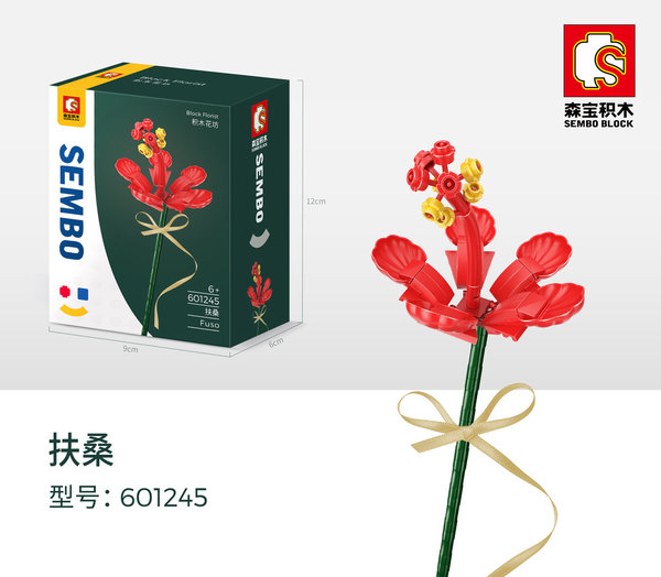 Sembo 601245 - rote Fuso Blume