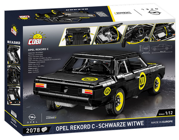 Cobi 24333 - Opel Rekord C Schwarze Witwe