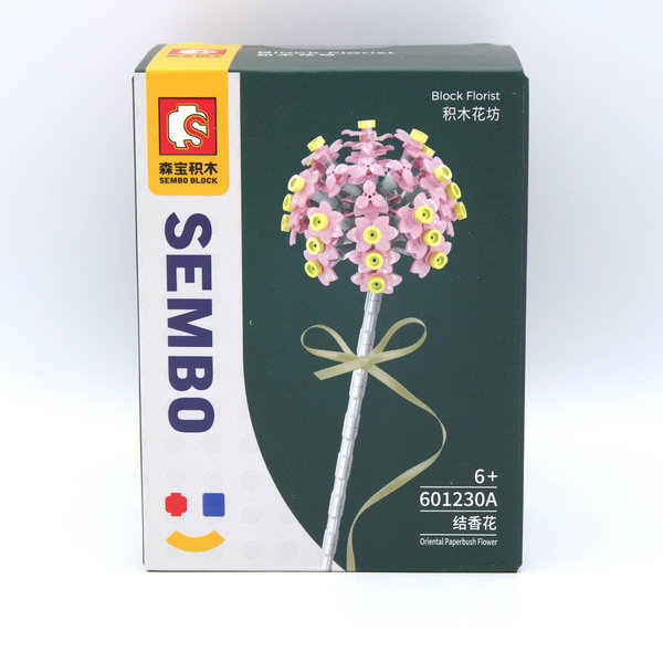 Sembo 601230A - Orientalische Papierbuschblume - Rosa