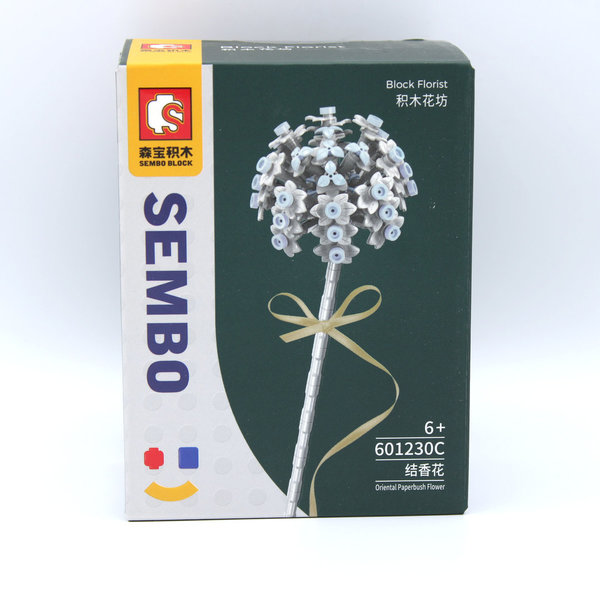 Sembo 601230C - Orientalische Papierbuschblume - Hellbau