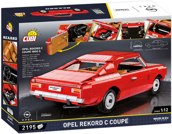 Cobi 24345 -  Opel Rekord C coupe scala 1:12