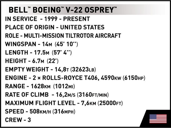 Cobi 5835 -  Bell Boeing V-22 OSPRAY (first flight edition)